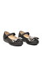 Black Glittery Bowknot Girls' Ballerina Flats - 3