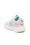 White Pink Lace-Up Girls' Sports Shoes - 4