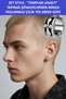 Zet Style - Templar Legacy Collection – the Legacy of the Knights Templar - Stainless Steel Men's Single Earring - a Magnificent Gift - 5