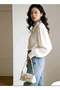 Bags for Ladies Crocodile Pattern Handbag for Daily Use Stylish Women Shoulder Bag with Inner Zipper Pocket and Front Gold Buckle Lightweight Crossbody for Work and Casual Outfits White - 3