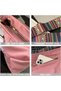 Women Large-Capacity Corduroy Tote Cross Bags Hobo Shoulder Bag, Ladies Rose-Pink Sling Crossbody Satchel with Boho Adjustable Strap, Fashion Handbag for Daily Shopping Travel - 4