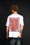 Rolling Stones 1966 Vintage Concert Printed White Oversize Tshirt - 2