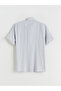 Nevavm Regular Fit Short Sleeve Linen Look Men's Shirt with Difference - 6