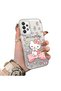 Samsung Galaxy A73 Compatible Hard Acrylic Back Silicone Edge Lens Protection Case