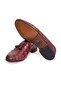 Cognac Color Laceless Genuine Leather Leather Sole Men's Shoes - 3
