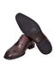 Brown Lace-Up Genuine Leather Men's Shoes - 3