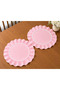 Cotton Ruffled Satin Lace Stripe in the Middle American Service 2-Piece Dowry Set