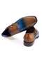 Chocolate Lacquered Color Laceless Genuine Leather Leather Sole Men's Shoes - 2