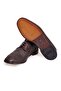 Brown Lace-Up Genuine Leather Men's Shoes - 3