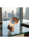 Wide Adjustable Cuff Bracelet with Copper Evil Eye and Blue Tile Pattern - 6