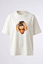 Central Cee_2 Design Printed Unisex Oversize White Tshirt