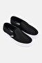 Women Classic Slip On Walking Shoes, Black - 4
