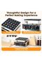 Mini Dutch Pancake Baker Stainless Steel Uniform Heating Non Stick Coating 850W Mini Pancakes Maker for Restaurant - 4