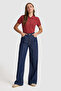 Women's Cherry Polo Collar Basic T-Shirt 50321818-Vr223 - 5