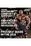 Sports Model 1000LLS Leather Weight Lifting Straps - 5