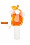 3-Piece Fruit-Shaped Manual Mini Handheld Fan Set – Kiwi, Watermelon & Orange Designs with Soft Blades for Kids & Adults - 2