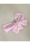 Girls Pink Striped Bow Hair Clip - 2