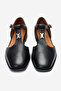 Women's Ankle Strap Flat Heel Sandals Real Leather Rc 7099 Black - 4