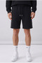 Men's Smoked-Black 2-Pack Cotton Shorts with Side Pockets, Front Zipper Pocket and Back Pocket - 3