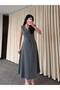 Gray Striped Vest Skirt Set - 24Y4045 - 4