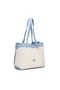 Cream Textile Women's Handbag - S26Y1Twc0725-V8N - 2