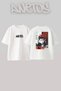 Scarface Tony Montana Design Printed Unisex Oversize White Tshirt