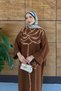 Women's Embroidered Bat Sleeve Linen Dress