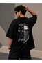 Palestinian Themed Arabic Text Oversized Unisex T-Shirt – Kufiyeli Minimal Streetwear Short Sleeve T-Shirt - 3