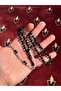 Blue Color Vermeil Amber Prayer Beads