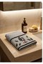 Zahara |   Patented Design - Soft Thick Textured Embroidered Hand and Face Towel - 100% Cotton, Stylish, Ethnic Design Towel (50X90 cm) - 6