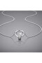 Stainless Steel Zircon Stone Circle Women's Necklace – Modern Design - 5