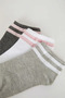 Women's 3-Piece Cotton Booties Socks A5934Axns - 5