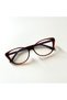 Kate Oval Square Blue Light Protected Transparent Glasses - 2