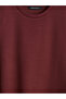 Lcw Everyday Burgundy Soft Touch Women's T-Shirt - 7