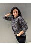 Women's Leopard Pattern Cotton Lycra Blouse - 7