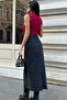 Women's Burgundy 3-Piece Sleeveless Bodysuit - 5
