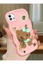 Realme C11 2021 Compatible Case Camera Protector Pink Silicone Couple Phone Case Kitty Pattern