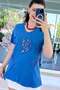 Washed Cotton Fabric Blouse 6Y326