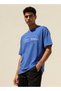 Men Regular Fit Crew Neck Short Sleeves Slogan Print T-shirt