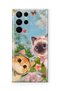 Samsung Galaxy S25 Ultra Compatible Printed Transparent Phone Case |   Collection: Kawaii Cat