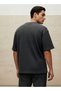 Men Crew Neck Short Sleeves Textured T-shirt - 3