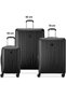 Delsey Christine Hardcase 4-Double Wheel Expandable Cabin and Check-In Luggage Trolley Set 3-Pieces - Black - 2
