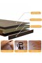 Oval Nesting Coffee Table Set of 2, Round End Tables with Fluted, Creative Wooden Sofa Side TablesModern Center Table for Living Room Bedroom Office Balcony(Walnut) - 4