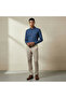 Men Slim Fit Collared Textured Long Sleeves Shirt - 2