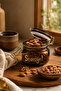Amber Glass Jar with Locking Lid 500 ml |   Airtight Silicone Sealed Storage Jar - 5