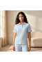 Printed Pyjama Set Polo T-shirt & Trousers - 3