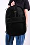 Polar Black Waterproof Ripstop Backpack with 3 Functional Pockets, Stationery Dividers and Breathable Padded Back - 2