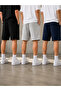 3-Pack Men's Shorts (Black-Grey-Navy Blue) Summer Shorts Comfortable and Anti-Sweat - 2