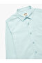 Spread Collar Cotton Basic Shirt - 3