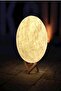 LED Moon Lamp for Night Lighting with Base for Table and Desk with Magical Light and Touch Sensor, Can Be Given as a Gift - Original Version - 4
